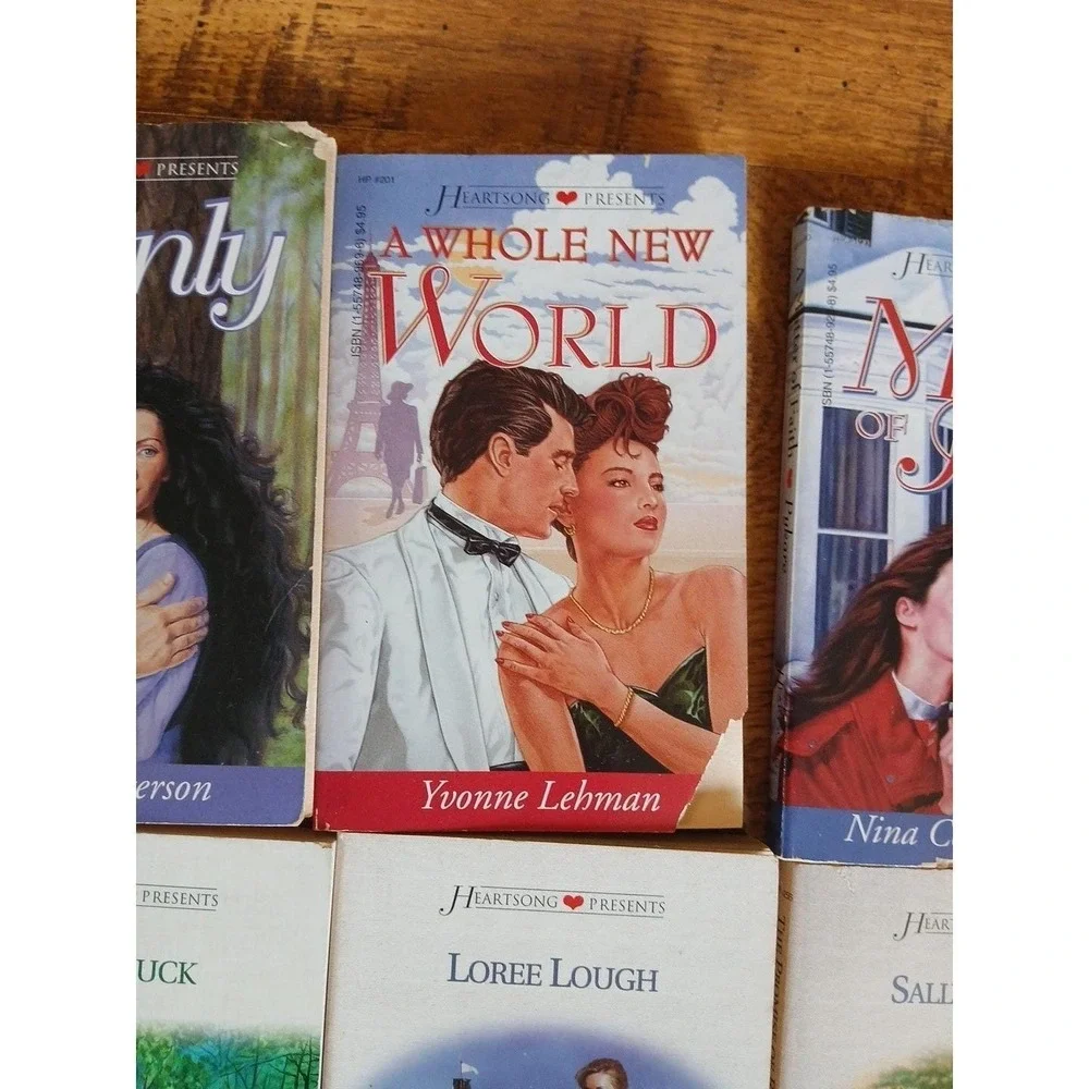 Heartsong Presents Lot Of 19 Paperback Inspirational Christian Romance Books Vtg